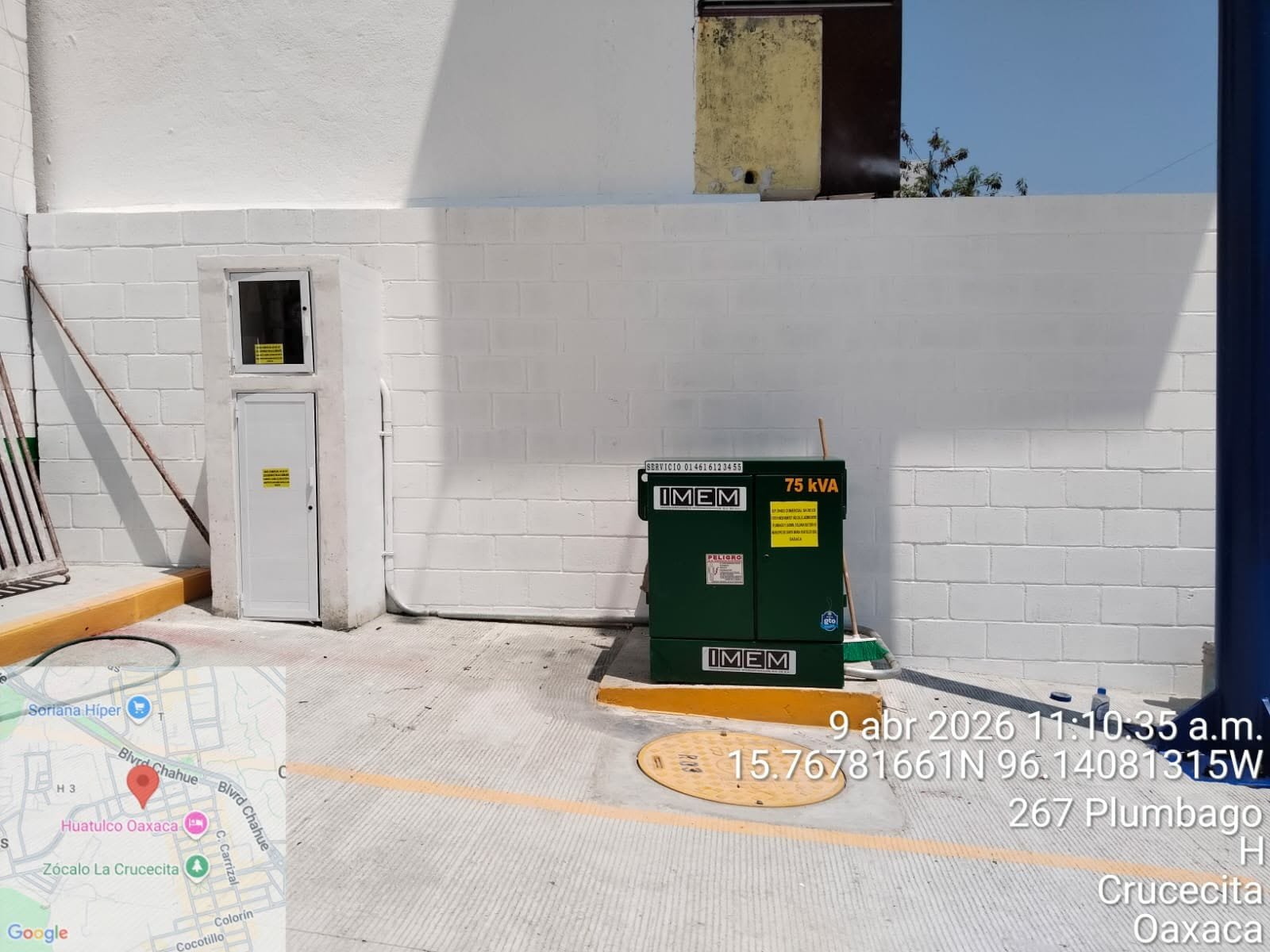 Urbanizacion electrica en desarrollo habitacional